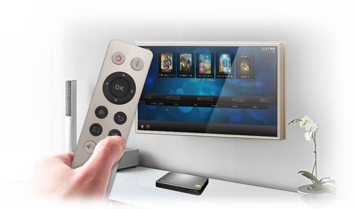Enjoy best audiovisual experience on TV via HDMI with free remote control