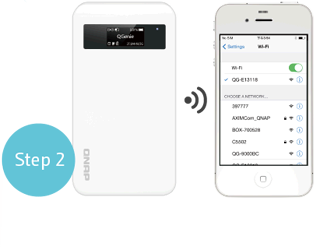 Step 2: Connect to the QGenie Wi-Fi ID, and use Qfile to search for QGenie