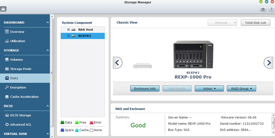 Powerful QTS Storage Manager