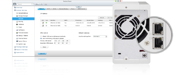 High Efficiency with dual LAN support