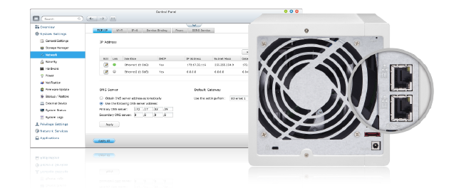 High Efficiency with dual LAN support