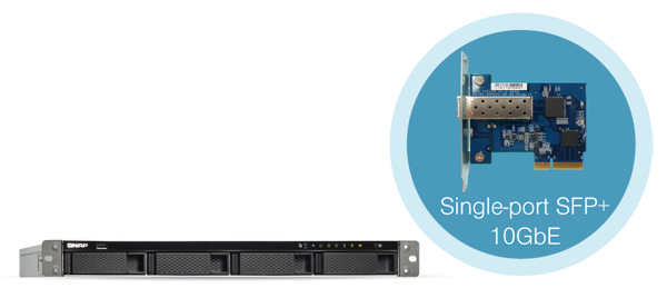 Built-in 10GbE connectivity