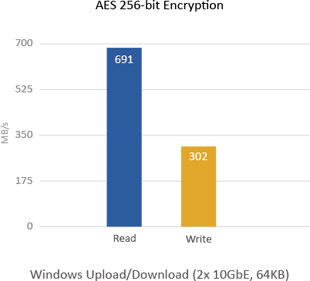 TVS-863 AES 256-bit Encryption