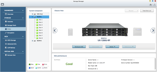 Powerful QTS Storage Manager