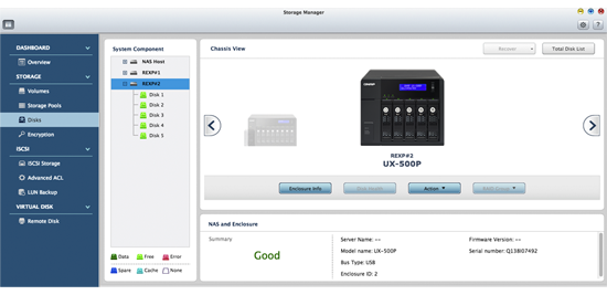 Powerful QTS Storage Manager