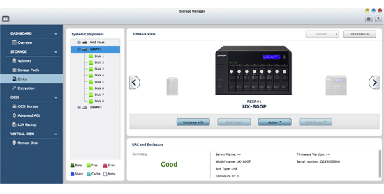 Powerful QTS Storage Manager