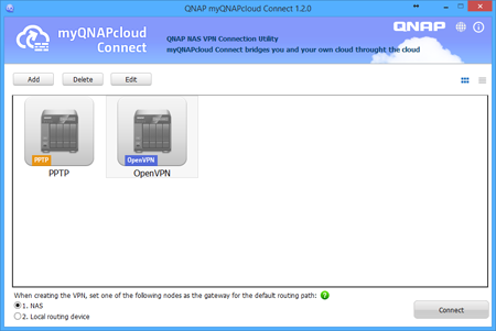 myQNAPcloud Connect