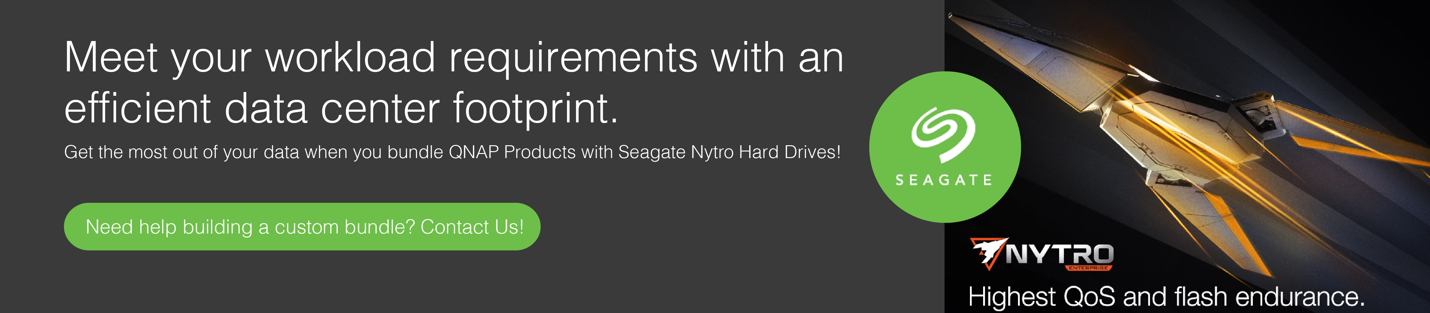 QNAP with Seagate Nytro Hard Drives banner