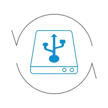 USB backup Icon